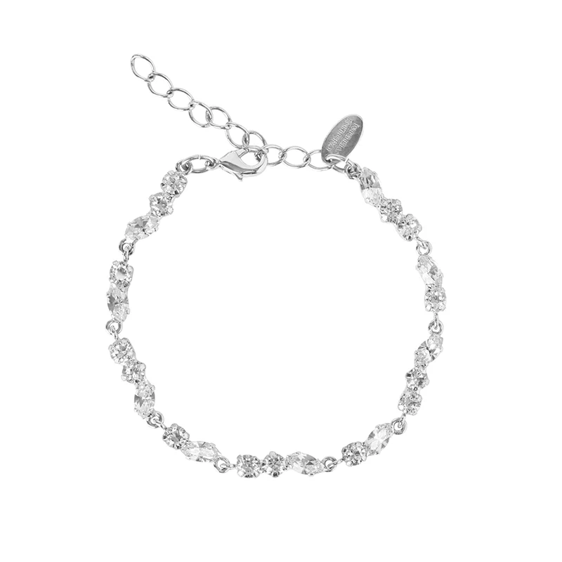Caroline Svedbom - Alelia Bracelet Rhodium Crystal