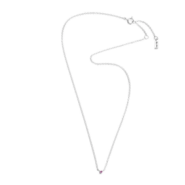 Micro Blink Necklace - Pink Sapphire - Efva Attling halsband - Snabb frakt & paketinslagning - Nordicspectra.se