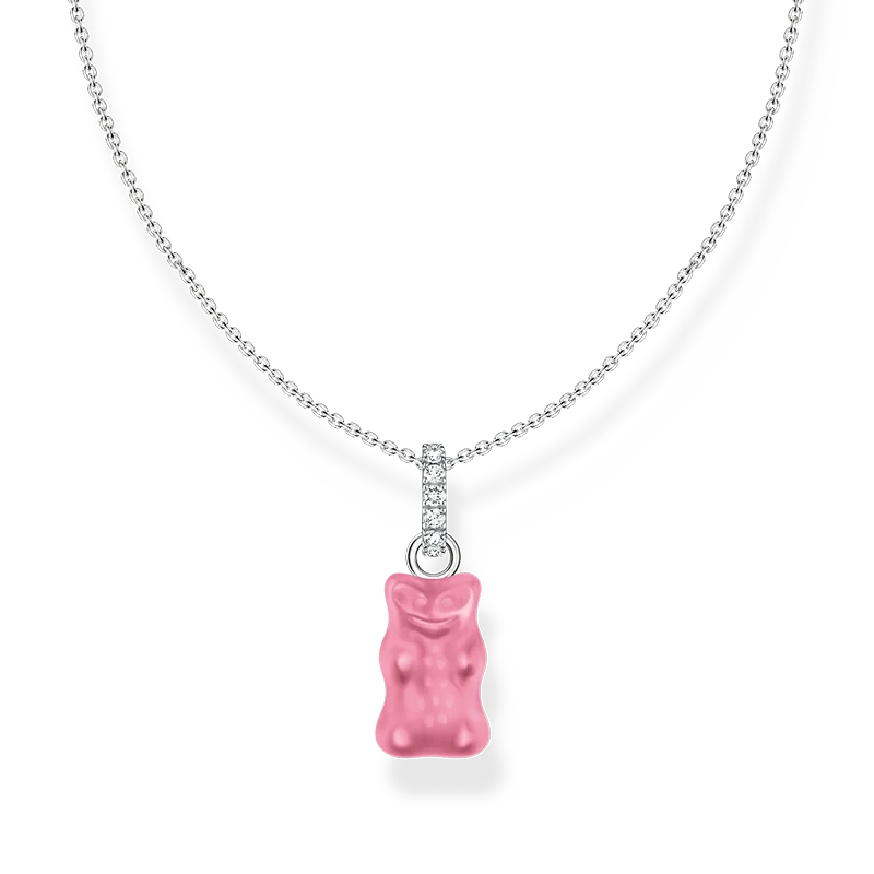 Thomas Sabo – HARIBO Halsband med Rosa Gummibjörn
