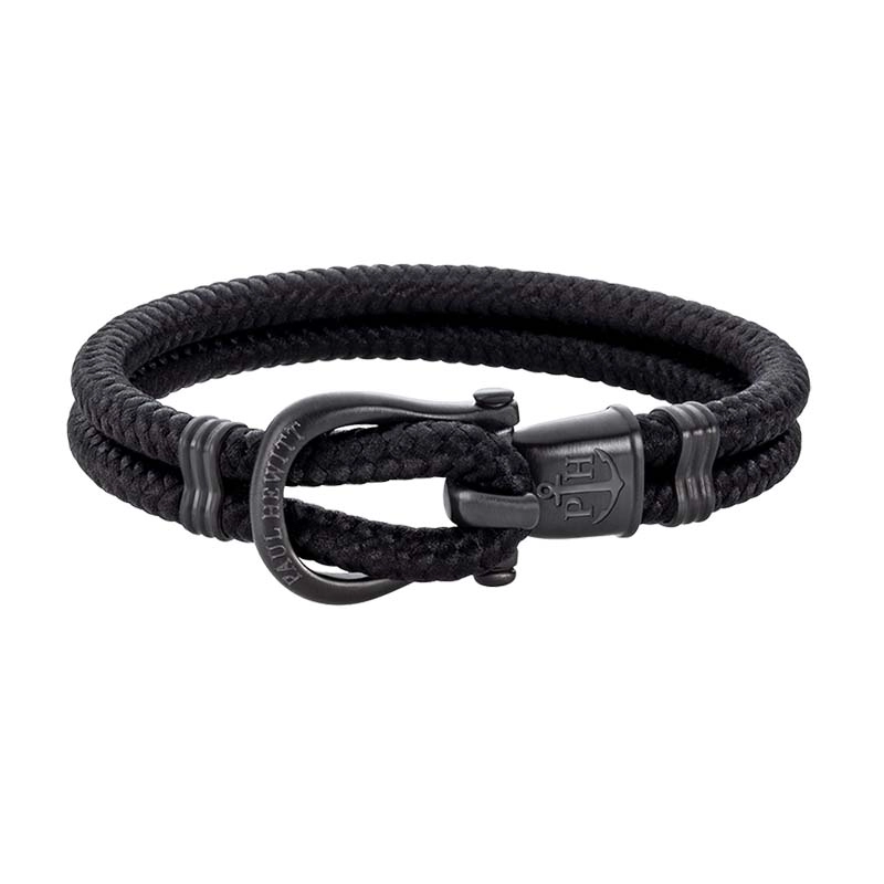 Paul Hewitt - Nylon Phinity Armband Svart/Svart