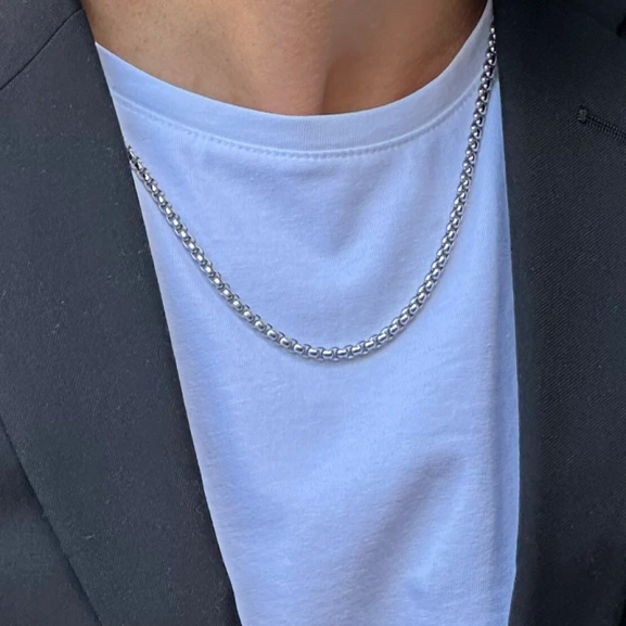 WILL Halsband Stål - AROCK - Trendiga herrsmycken - Nordic Spectra