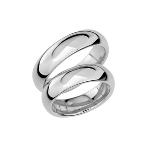 SR1028-6 Vitguld - Vigsel- & förlovningsringar - Schalins - Fri storleksändring* - Nordic Spectra