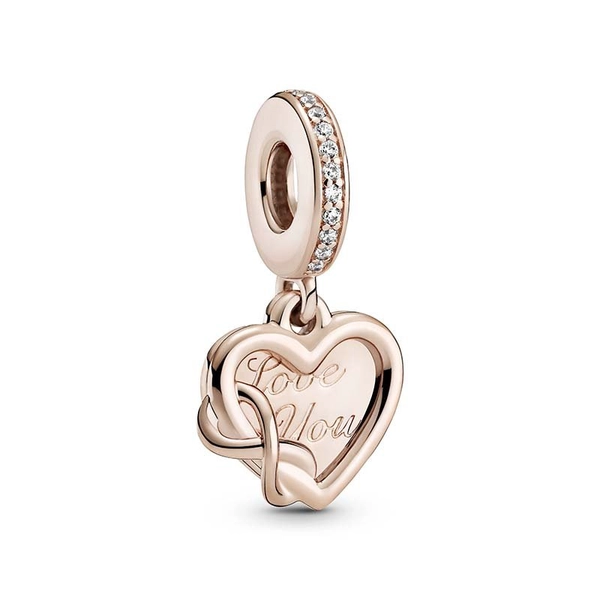 Love You Unendlichkeits-Herz Charm-Anhänger von PANDORA, Schneller Versand - Nordicspectra.de
