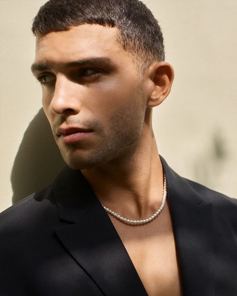 Lou Necklace Steel - Edblad - Snabb leverans - Gratis paketinslagning