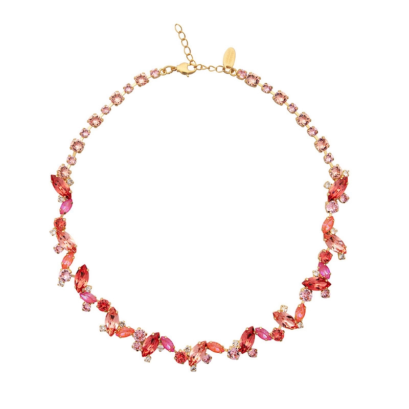 Caroline Svedbom - Ariana Necklace Gold Coral Combo