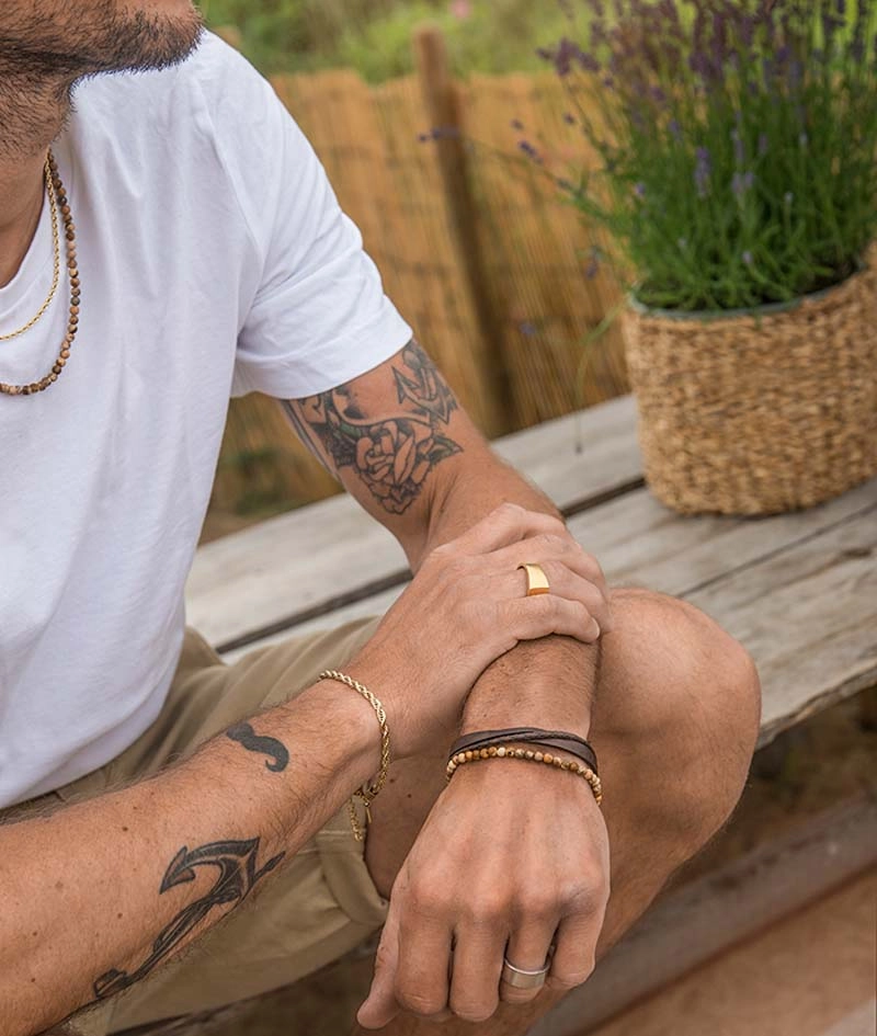 MELWIN Armband Svart - AROCK - Snabb frakt & paketinslagning - Nordicspectra.se