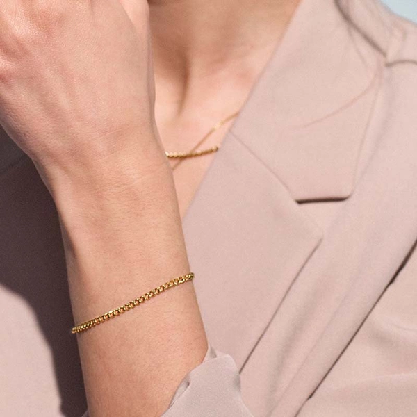 Cuban Chain Bracelet Steel - Edblad - Snabb frakt & paketinslagning - Nordicspectra.se