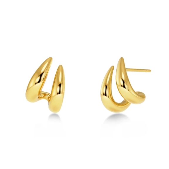 Spire Hoops S Gold från Edblad