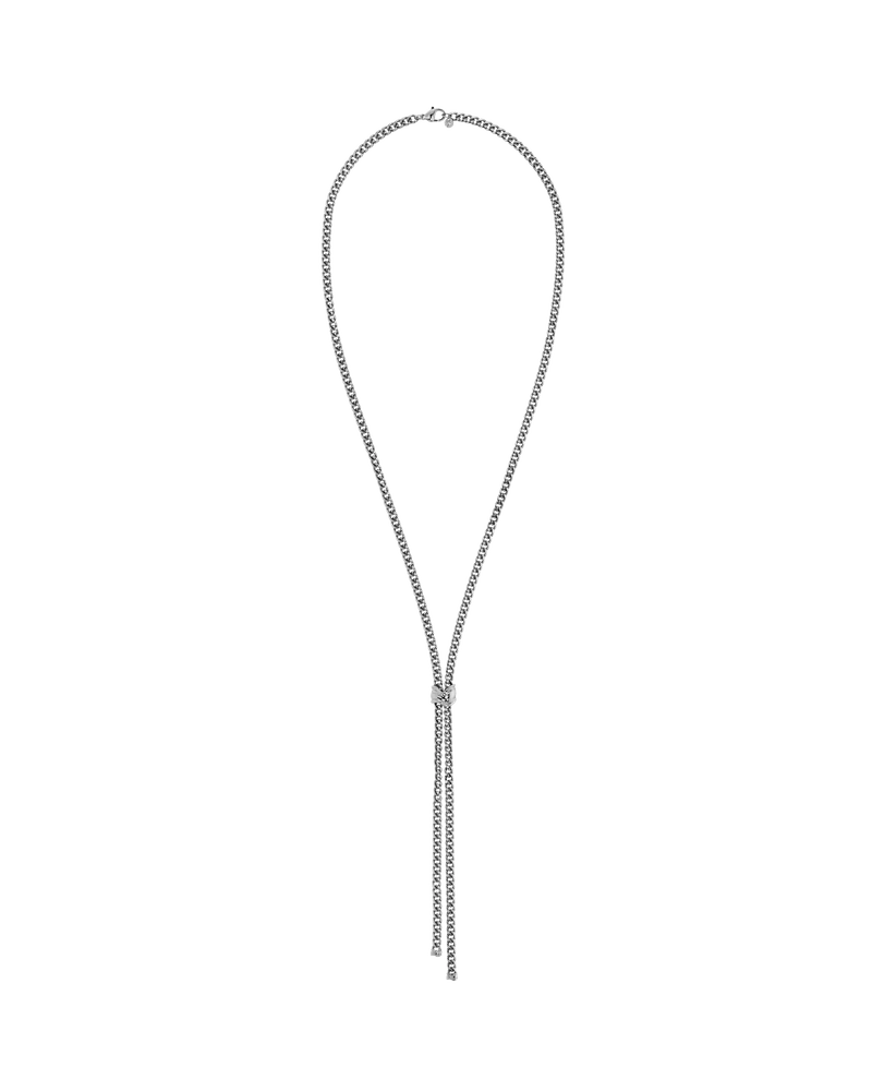 Edblad - Melted Necklace Y Silver
