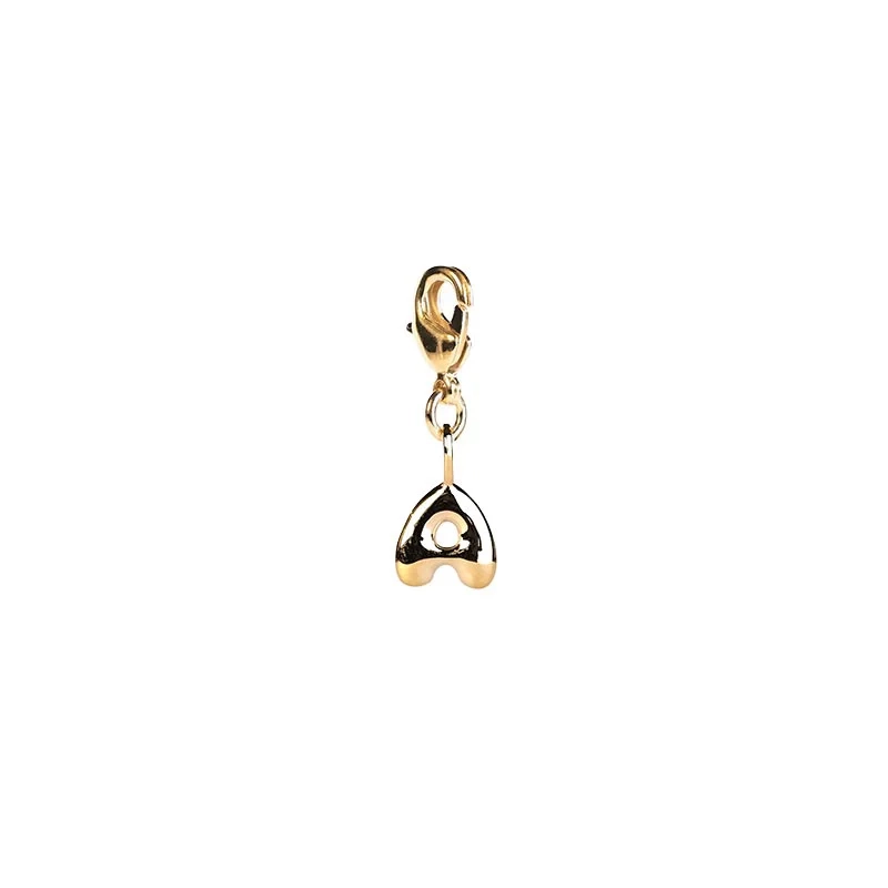 Emma Israelsson - Bubble Letter Charm Gold