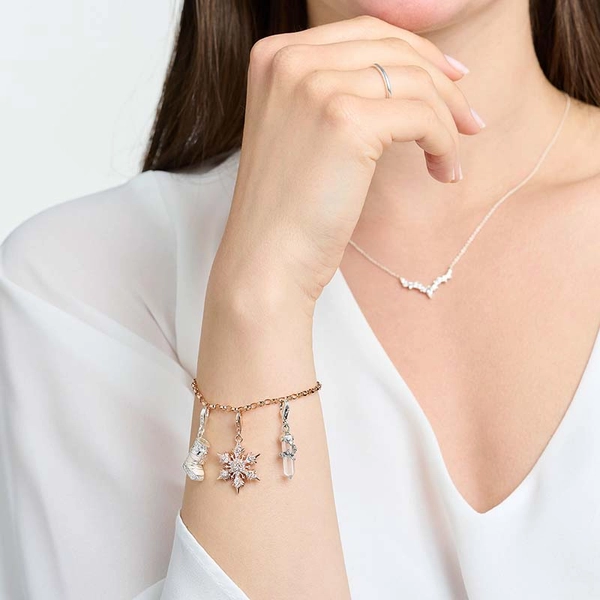 Charm-hängsmycke Mjölkkvarts Silver - Thomas Sabo berlock - Snabb frakt & paketinslagning - Nordicspectra.se