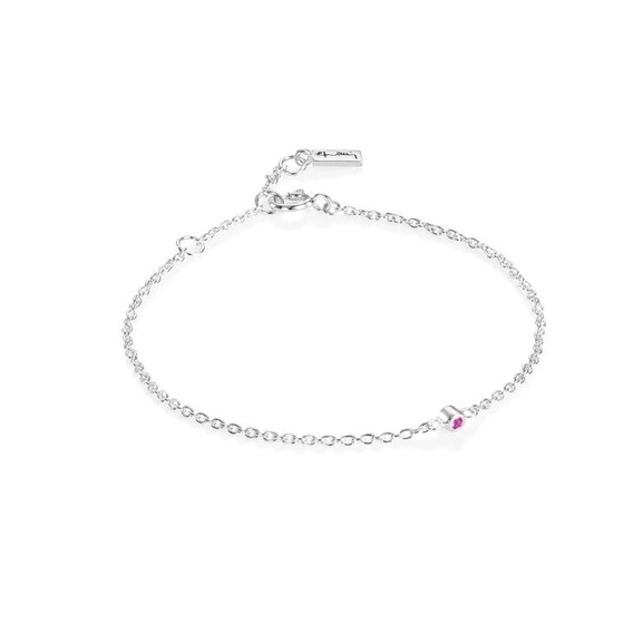 Micro Blink Bracelet - Pink Sapphire von Efva Attling, Schneller Versand - Nordicspectra.de