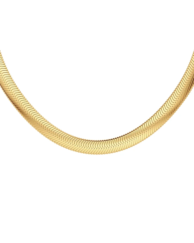 Edblad – Herringbone L Necklace Gold