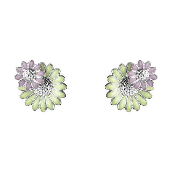 Daisy x Stine Goya Gröna & Rosa Stiftörhängen - Georg Jensen örhängen - Snabb frakt & paketinslagning - Nordicspectra.se