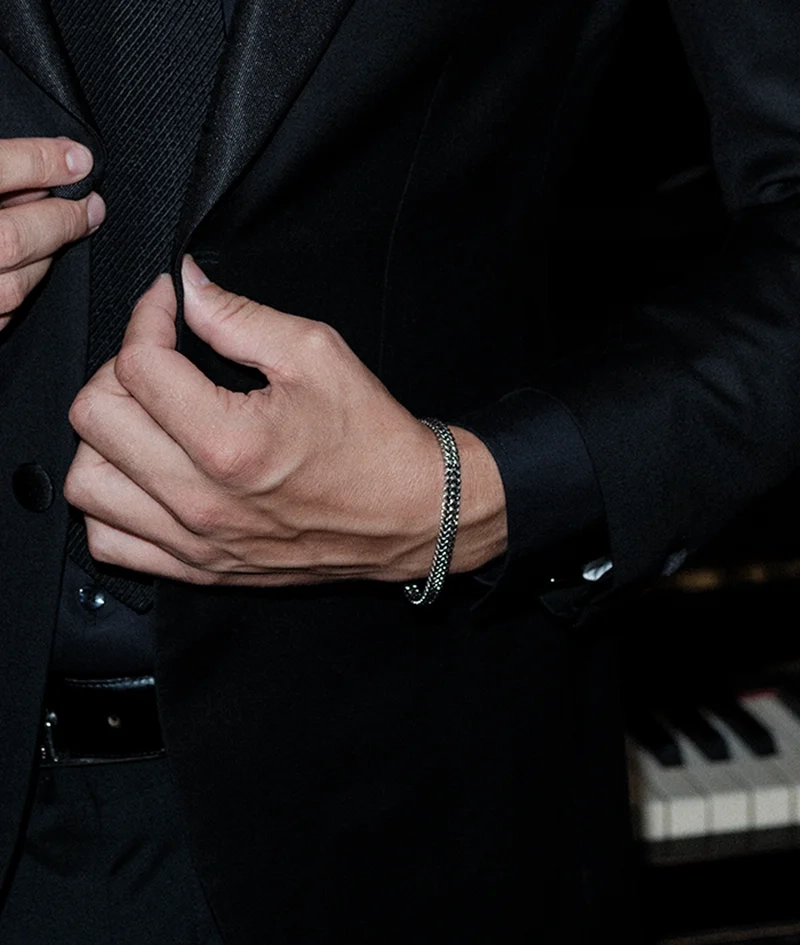 IGGY Double Armband GunMetal - AROCK - Trendiga herrsmycken - Nordic Spectra