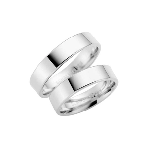 238-5 White Gold - Wedding & engagement rings - Schalins - Scandinavian design - Nordic Spectra