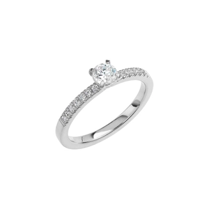 Love 08 White Gold - Wedding & engagement rings - Schalins - Scandinavian design - Nordic Spectra
