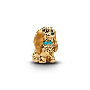 Disney Lady Charm von Pandora in 14-karätiger Goldplattierung