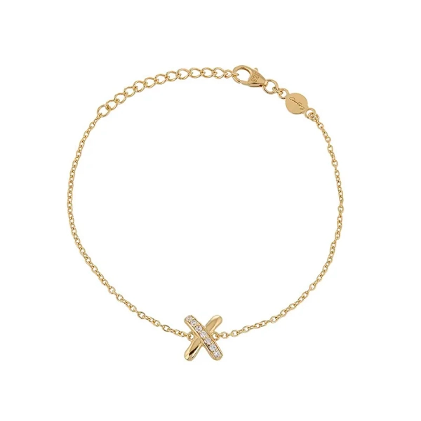 Cross My Heart Armband Guld - Carolina Gynning - Moderna smycken med en betydelse - Nordic Spectra