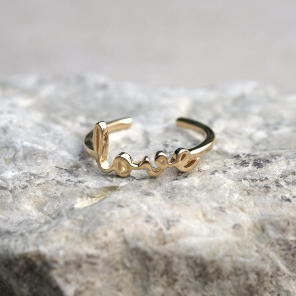 Love Ring Gold från Emma Israelsson