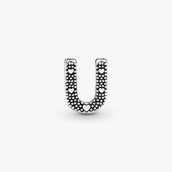 Buchstabe U Alphabet-Charm von PANDORA, Schneller Versand - Nordicspectra.de