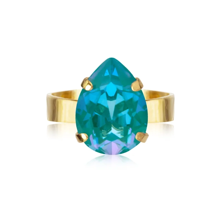 Mini Drop Ring Gold Laguna Delite med justerbar storlek