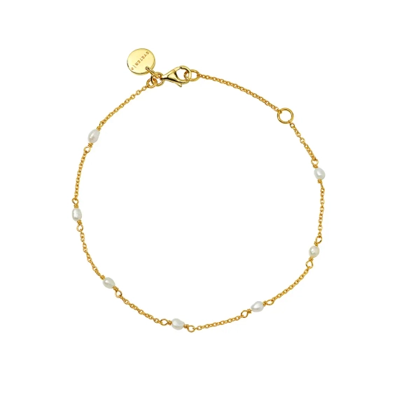Treasure Multi Pearl Bracelet Gold - Syster P - Snabb leverans & Gratis paketinslagning - Nordic Spectra