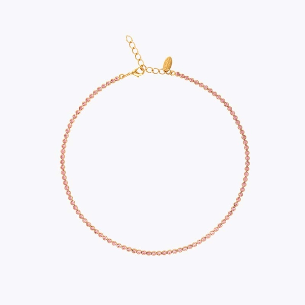 Siri Necklace Gold Light Rose - Caroline Svedbom - Snabb frakt & paketinslagning - Nordicspectra.se