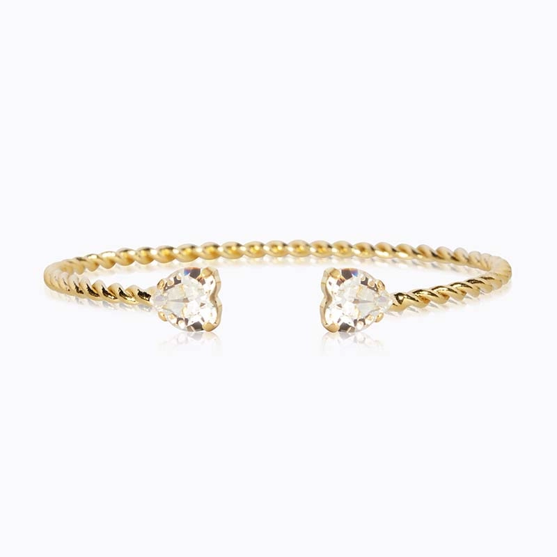 Caroline Svedbom - Valentina Bracelet Gold Crystal