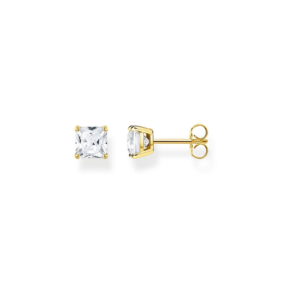 Ohrstecker Weißer Stein Gold von Thomas Sabo, Schneller Versand - Nordicspectra.de
