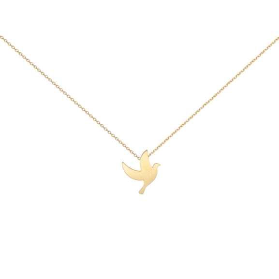Peace Neck Gold -CU Jewellery - Snabb frakt & paketinslagning - Nordicspectra.se