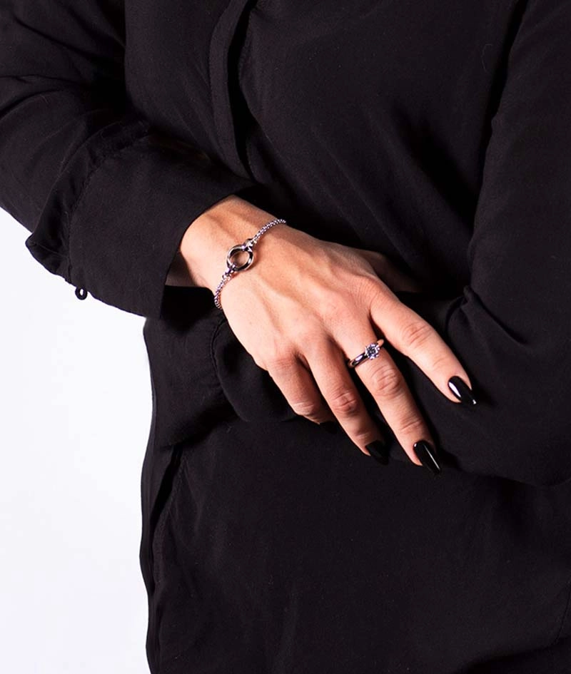 CAROLIN Armband Stål - Astrid & Agnes - Snabb frakt & paketinslagning - Nordicspectra.se