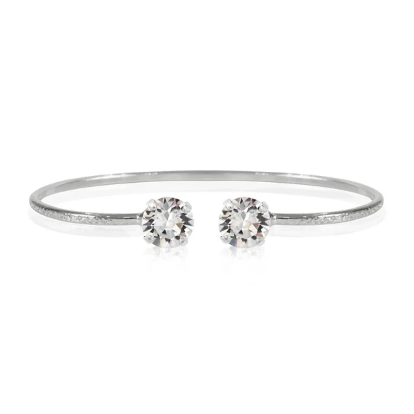 Classic Petite Bracelet Rhodium Crystal - Caroline Svedbom - Nopea toimitus ja lahjapakkaus - Nordic Spectra
