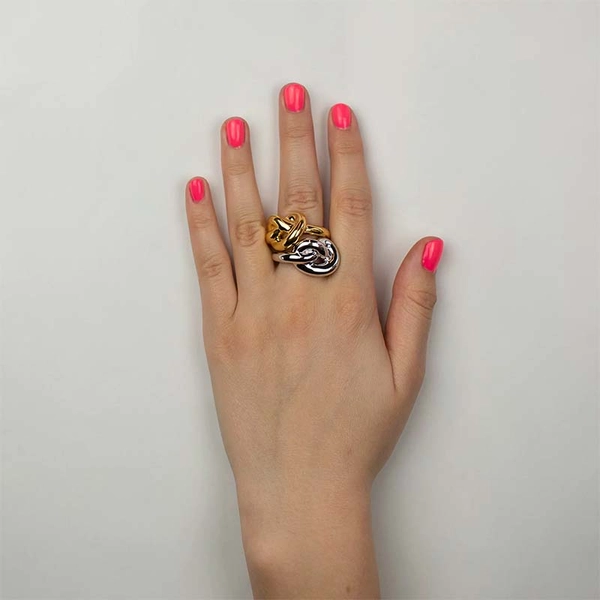 Knot Giant Ring Silver - Sophie By Sophie - Snabb frakt & paketinslagning - Nordicspectra.se