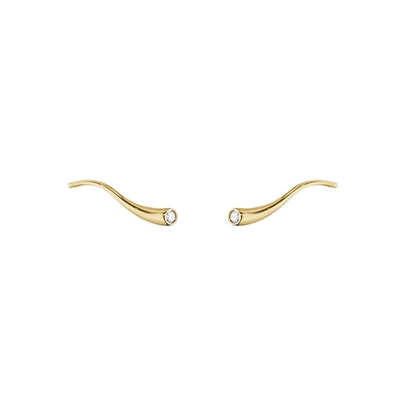 Magic Örhängen Cuff Guld med 0.12 ct Diamanter - Georg Jensen örhängen - Snabb frakt & paketinslagning - Nordicspectra.se