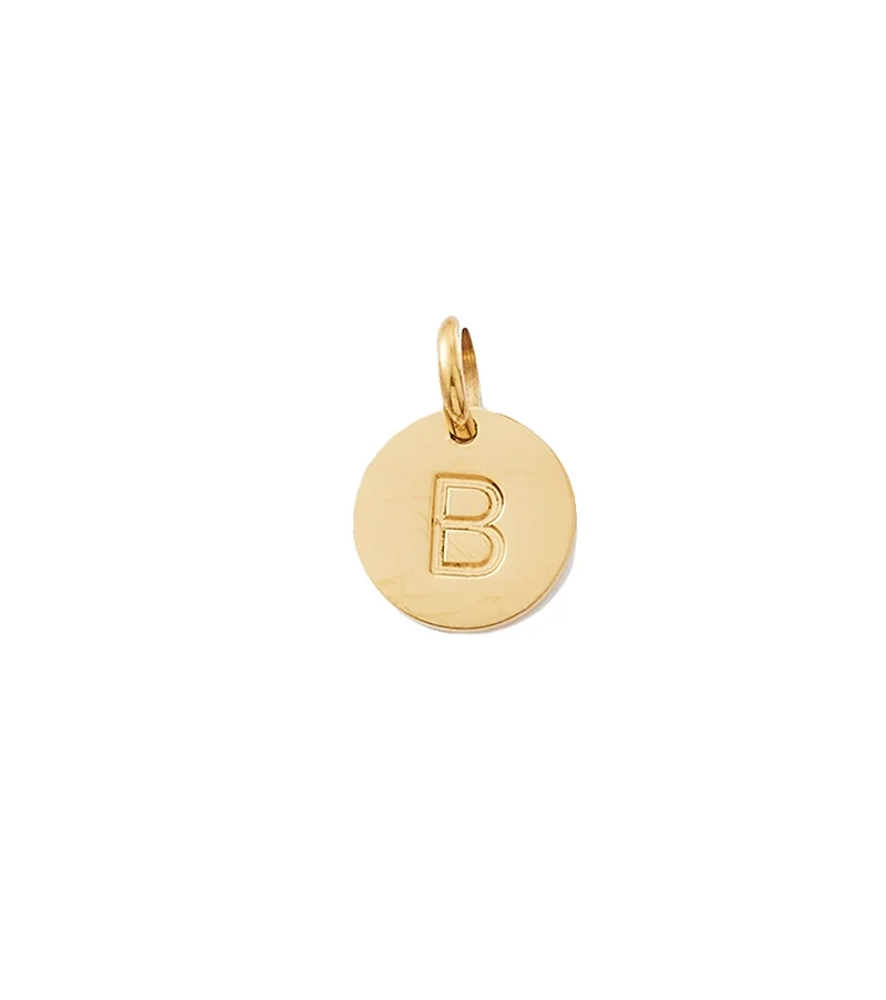 Edblad Alphabet Charm A-Ö Gold halsband herr – bild 6