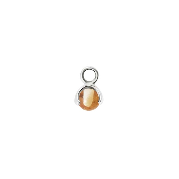 Letters Stone 11 Citrine Pendant Silver -CU Jewellery - Snabb frakt & paketinslagning - Nordicspectra.se
