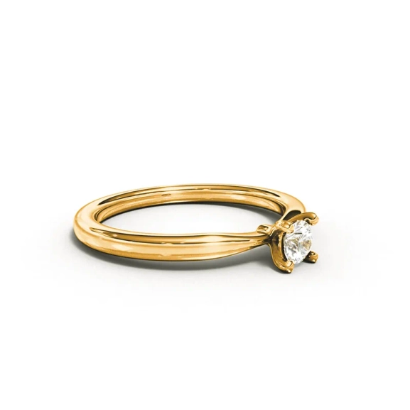North 020 Labbodlad Diamant Guld - Vigsel- & förlovningsringar - Schalins - Fri storleksändring* - Nordic Spectra