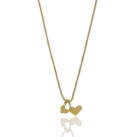 Love Pendant Necklace Gold -CU Jewellery - Snabb frakt & paketinslagning - Nordicspectra.se