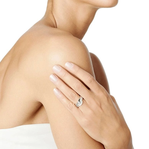 You & Me Threesome Ring White Gold - Efva Attling ringar - Snabb frakt & paketinslagning - Nordicspectra.se