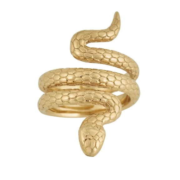 Snake Ring L Gold - Edblad - Snabb frakt & paketinslagning - Nordic Spectra
