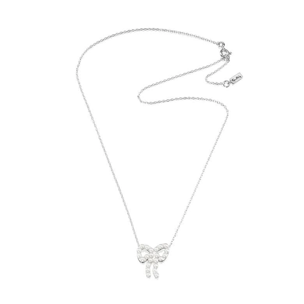 Mini Pearls Bow Necklace - Efva Attling halsband - Snabb frakt & paketinslagning - Nordicspectra.se