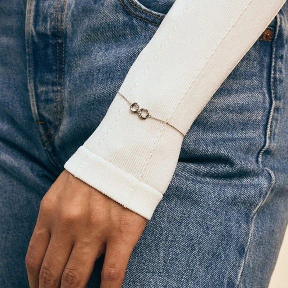 Infinity Bracelet Steel - Edblad - Snabb frakt & paketinslagning - Nordic Spectra