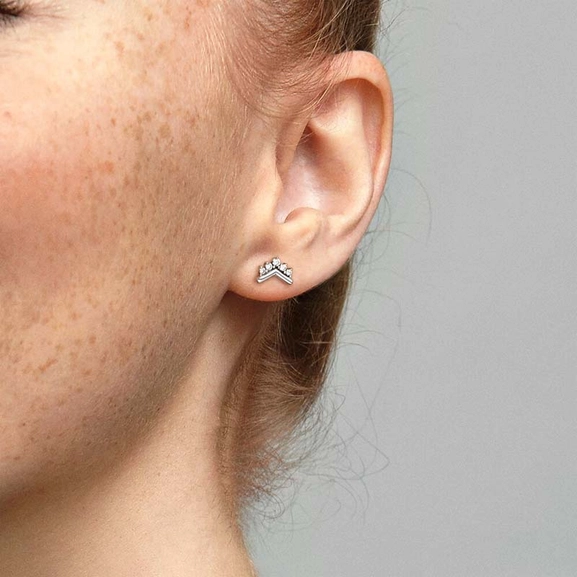 Diadem-Wishbone Ohrringe von PANDORA, Schneller Versand - Nordicspectra.de