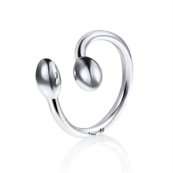 Love Bead Twin Ring - Efva Attling - ruotsalainen muotoilu - Nordic Spectra