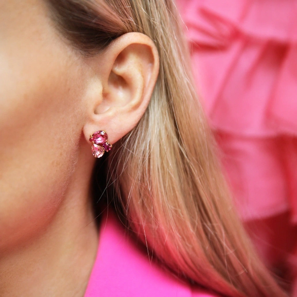 Alisia Earrings Gold Rose Combo - Maria Black - Snabb frakt & paketinslagning - Nordic Spectra