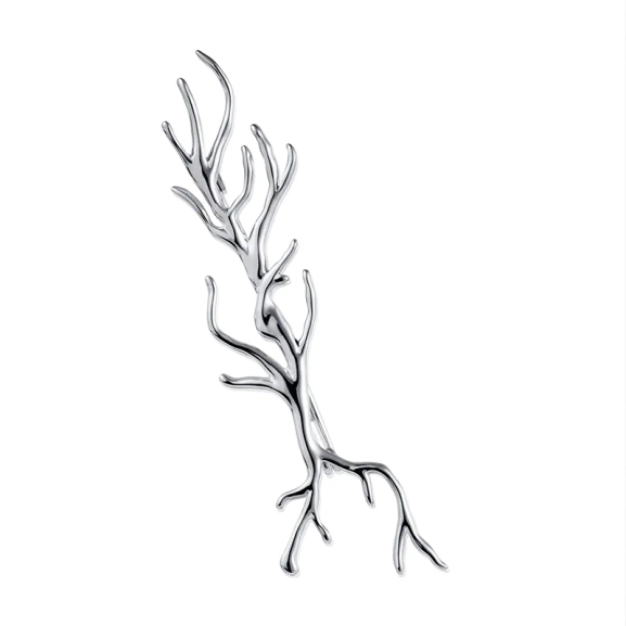 Roots-Brosche aus Silber