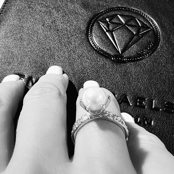 Pearl Princess Ring Silver - Emma Israelsson - Snabb frakt & paketinslagning - Nordicspectra.se