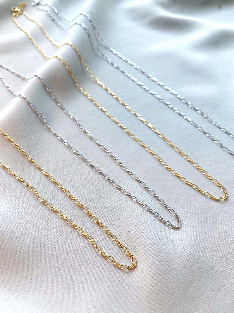 Figaro Necklace Gold -CU Jewellery - Snabb frakt & paketinslagning - Nordicspectra.se