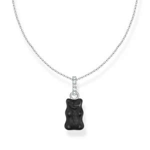 HARIBO Halsband med Svart Gummibjörn - Thomas Sabo - Snabb leverans & paketinslagning - Nordic Spectra
